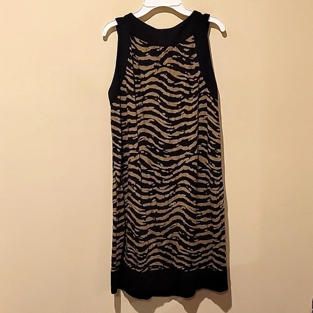 ❤️ MICHAEL MICHAEL KORS TANK DRESS WITH BRASS TONE BEAD STUDDED NECKLINE
